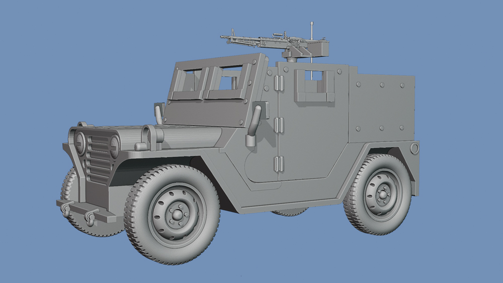 M151 Ford MUTT armored