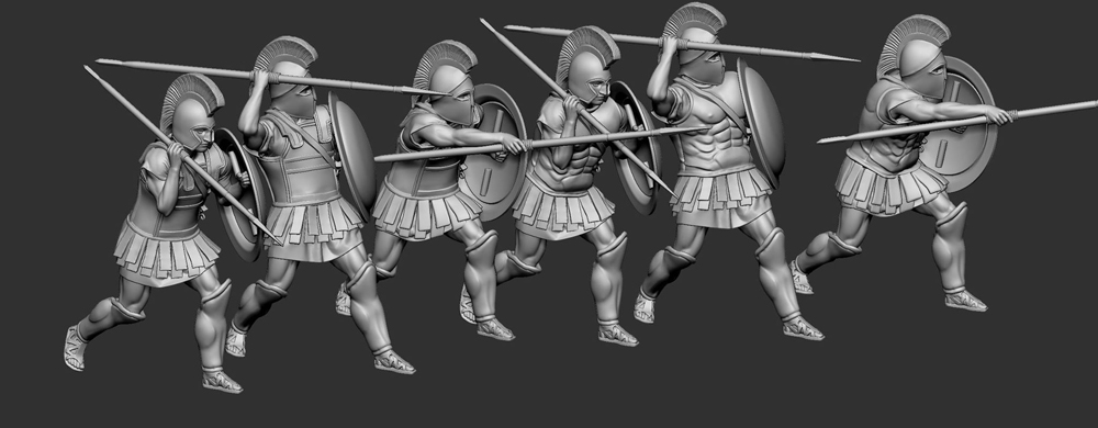 Greek Hoplites - set 1 - Click Image to Close