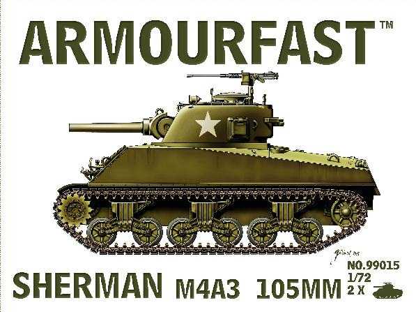 Sherman M4A3 105mm (2 kits)