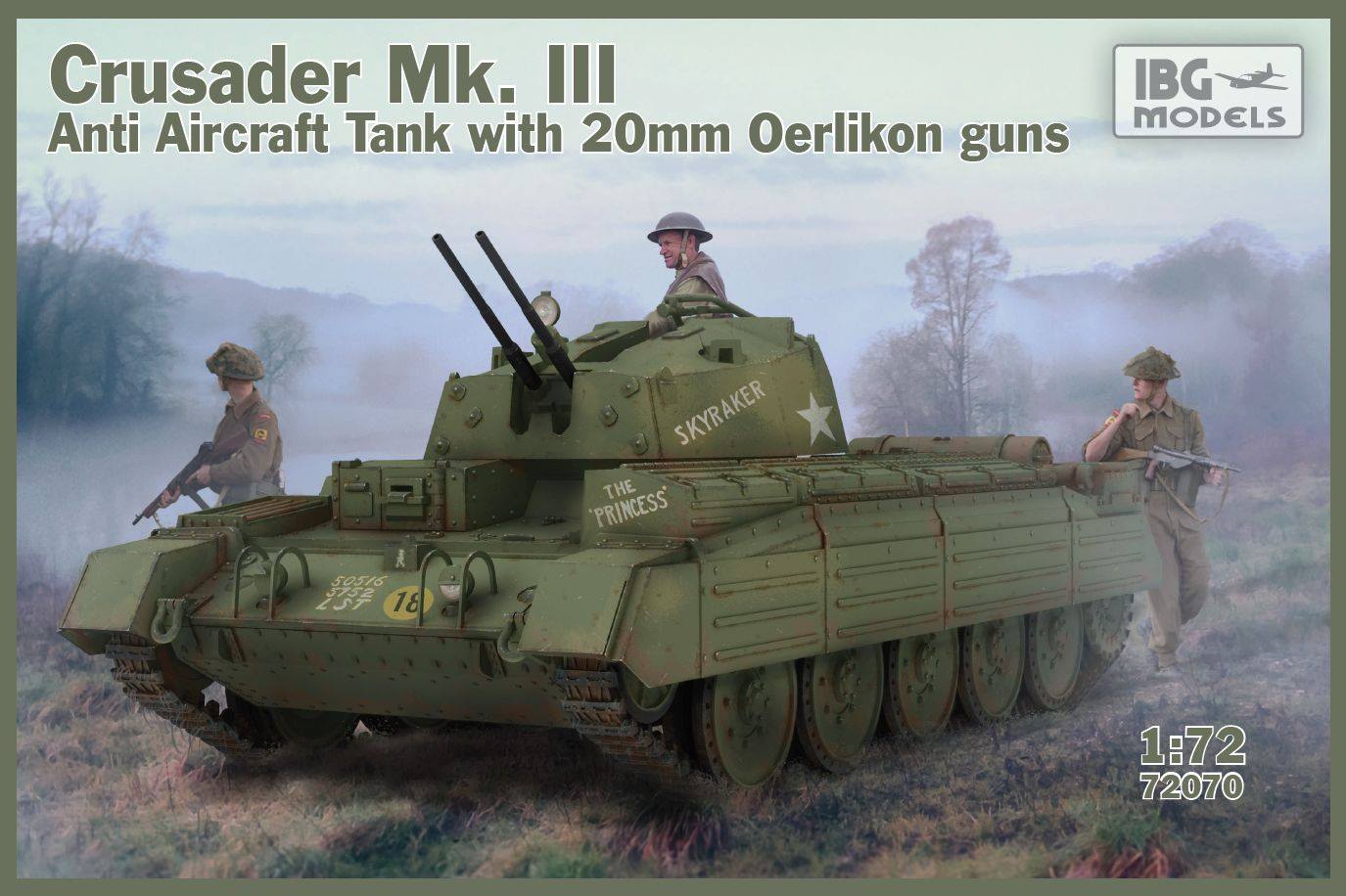 Crusader Mk.III AA with 20mm Oerlikon Guns