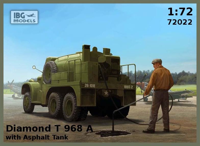 Diamond T 968A with Asphalt Tank - Click Image to Close