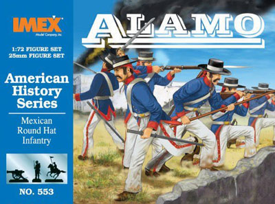 Mexican Round Hat Infantry - Click Image to Close