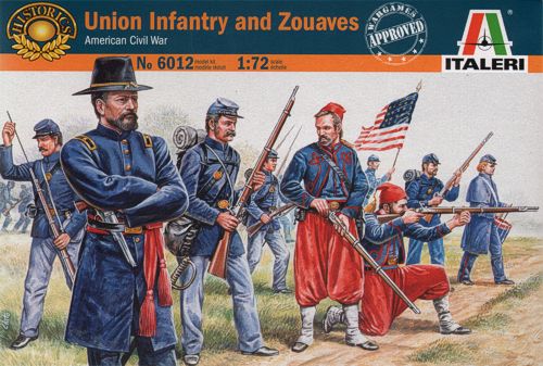 Union Infantry and Zuaves (1863) - Click Image to Close