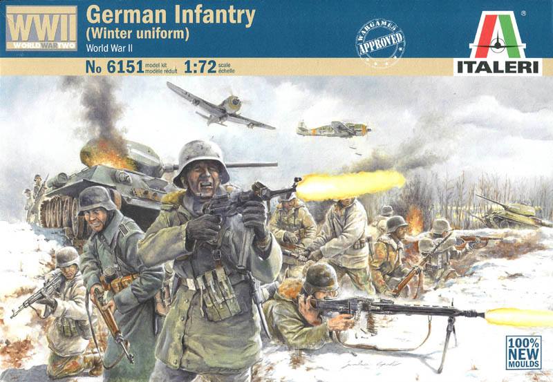 WW2 German Infantry (winter uniform) - Click Image to Close