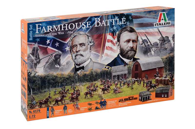 Farmhouse battle - American Civil War - Click Image to Close