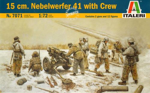 15cm Nebelwerfer 41 with Crew (ex esci) - Click Image to Close
