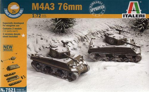 M4A3 76mm Sherman (2 kits) - Click Image to Close