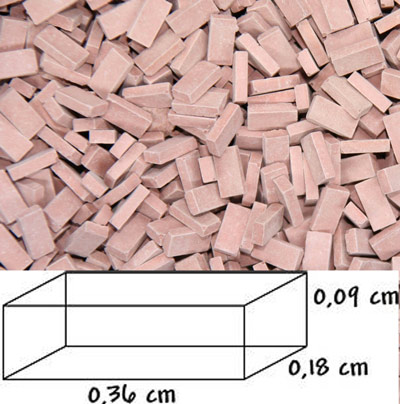 Bricks - red medium (5000pcs) - Click Image to Close