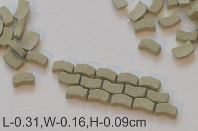 Paving-stones type V - light grey (5000pcs) - Click Image to Close
