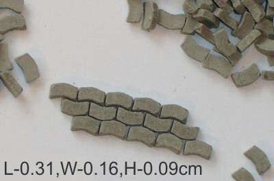 Paving-stones type V - dark grey (2000pcs) - Click Image to Close