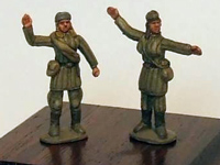 WW2 Russian winter soldiers - crossroad