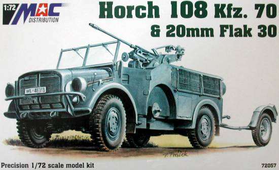 Horch 108 Kfz 70 with 20mm Flak - Click Image to Close
