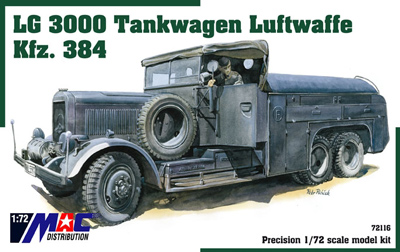 Mercedes Benz LG 3000 Tankwagen Luftwaffe Kfz.384 - Click Image to Close