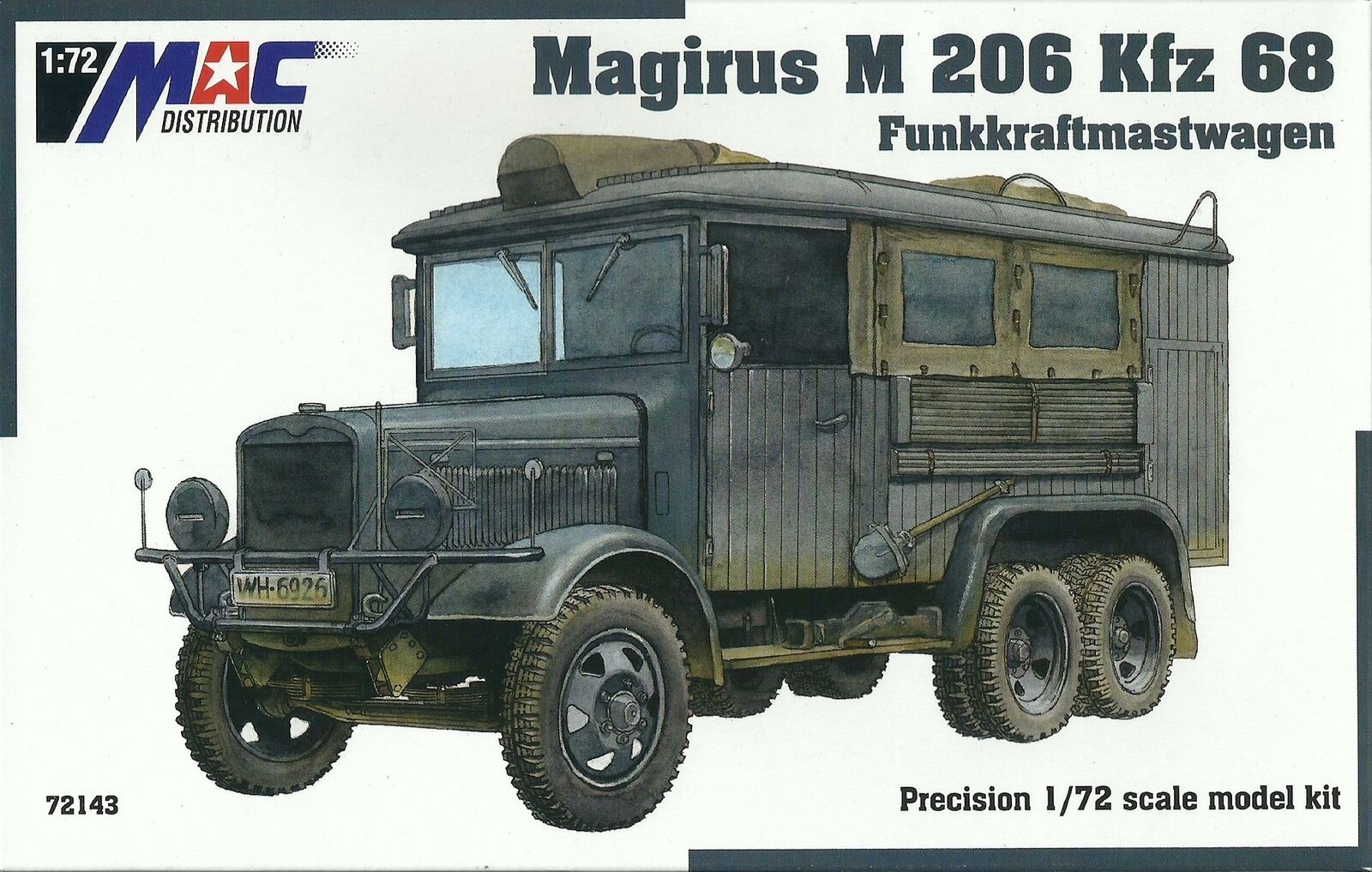 Magirus M 206 Kfz.68 Funkkraftmastwage. - Click Image to Close
