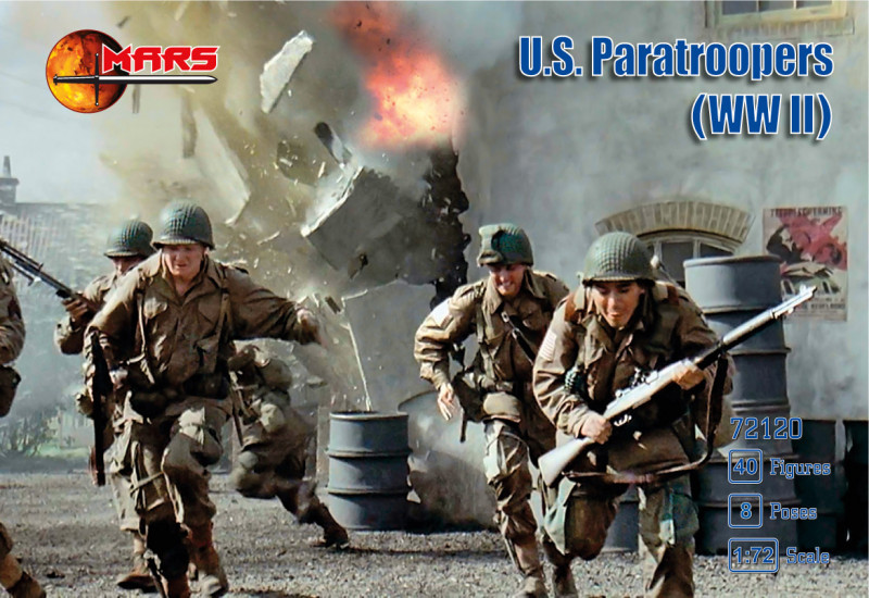 WW2 U.S. Paratroopers - set 1 - Click Image to Close