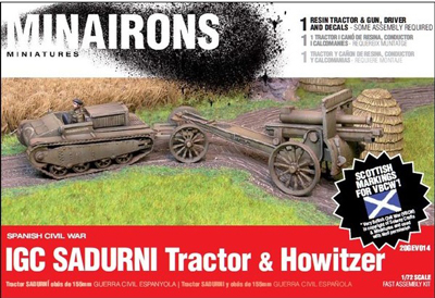 IGC Sadurni Tractor & Schneider 155mm Howitzer - Click Image to Close