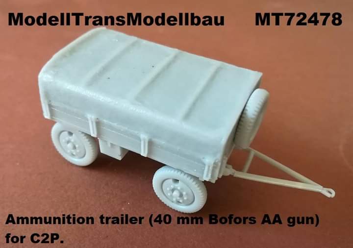 C2P trailer for 40mm Bofors AA ammo - Click Image to Close