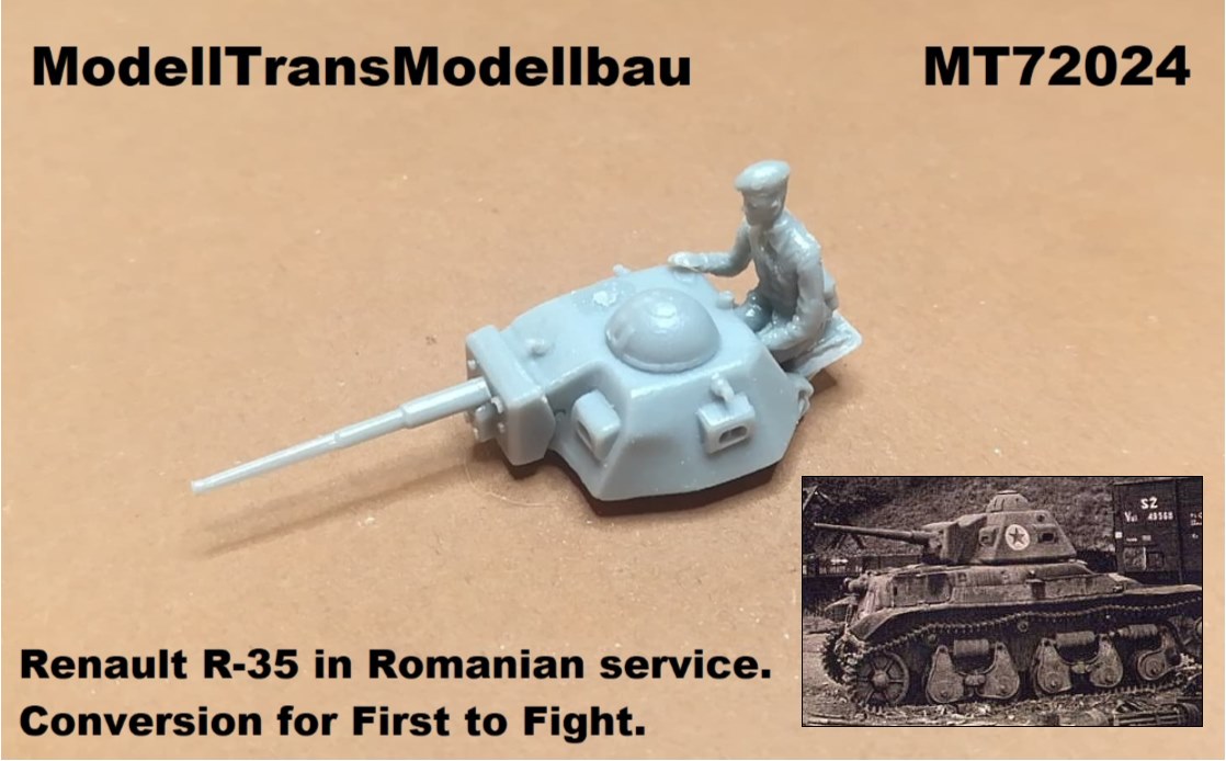 Renault R-35 in Romanian service (FTF) - Click Image to Close