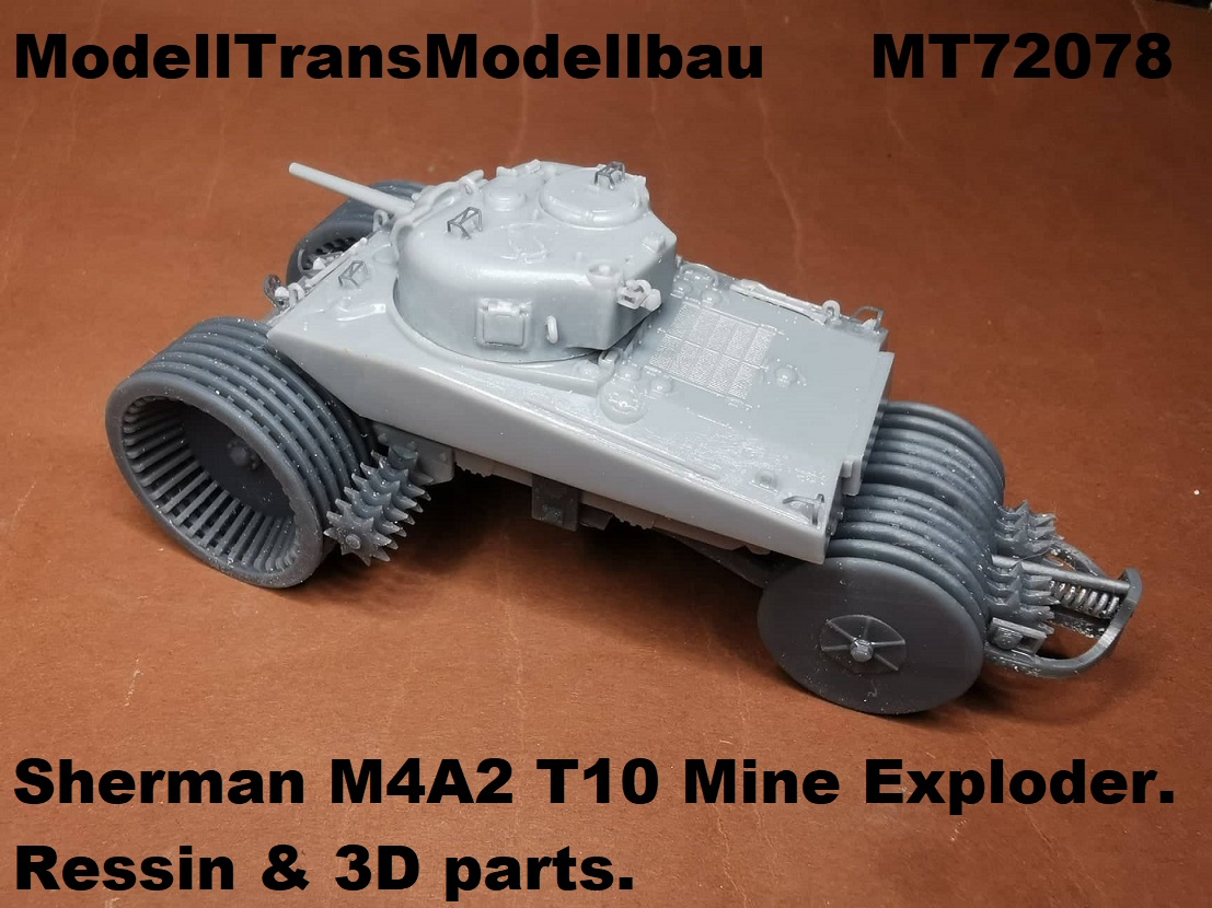 Sherman M4A2 T10 Mine Exploder
