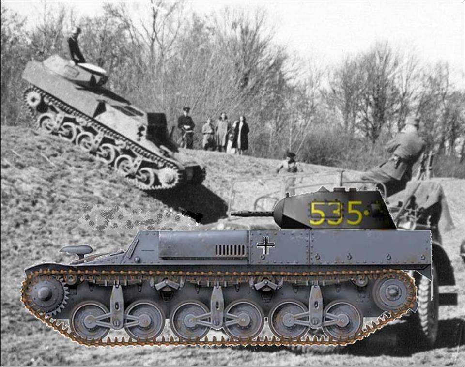 Lorraine 37L (f) with Pz.I turret - Click Image to Close