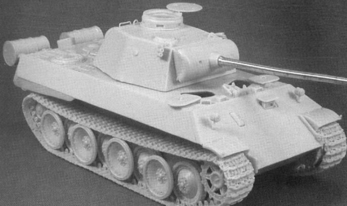 Panther prototype turret VK 3002 (M) conv. for Revell - Click Image to Close