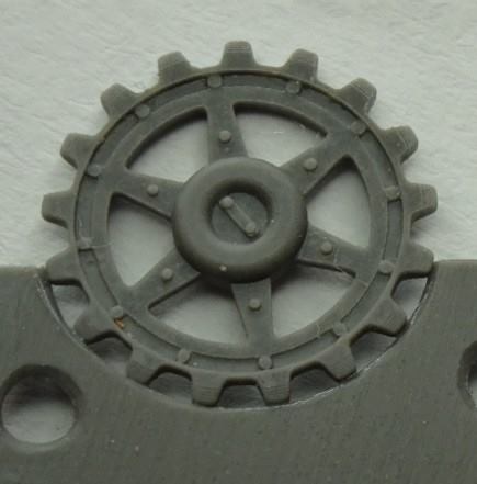 Pz.V Panther sprocket - 17 tooth - type 1 (8pc) - Click Image to Close