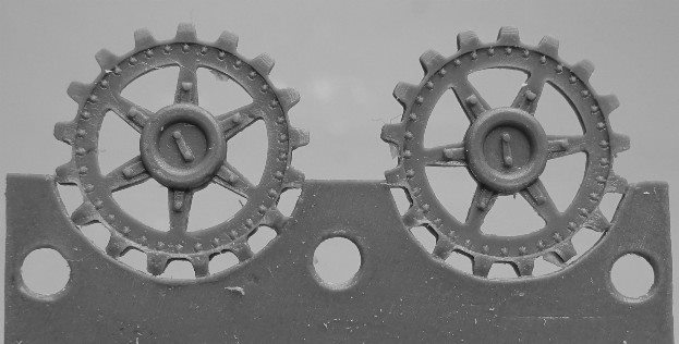 Pz.V Panther sprocket - 17 tooth - type 2 (8pc) - Click Image to Close