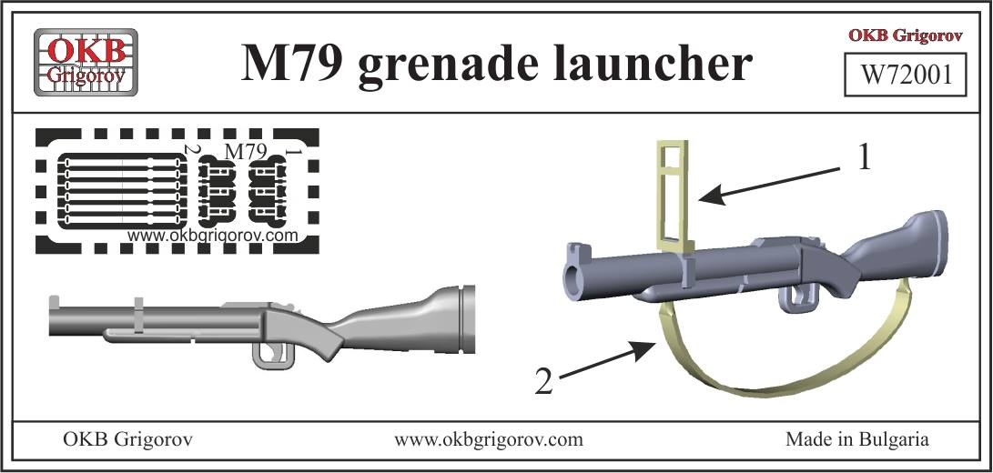 M79 grenade launcher (6pc) - Click Image to Close