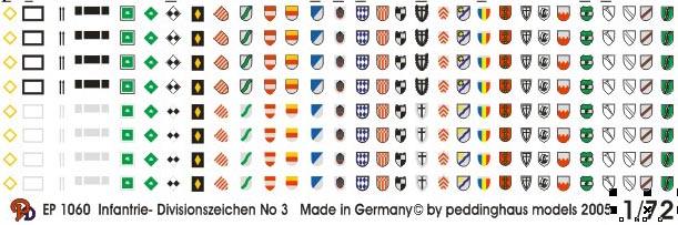 German Infantry Division emblems No.3