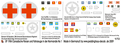 Canadian tanks & vehicles in Normandy - set 1 - Click Image to Close