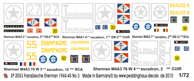 French Shermans 1944-45 - set 3