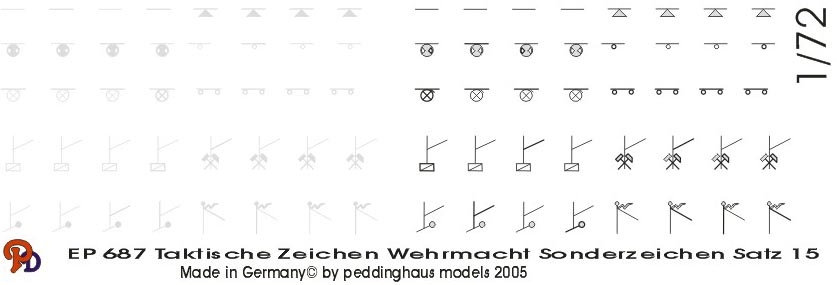 Tactic Signs Wehrmacht - MP, Construction, special, etc. - Click Image to Close