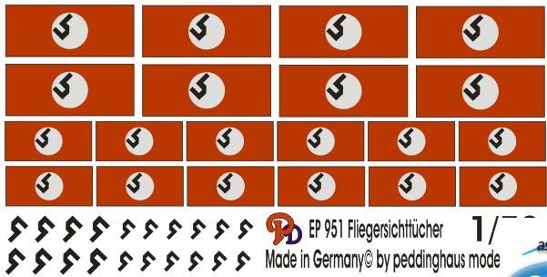 German WW2 Air ID flags