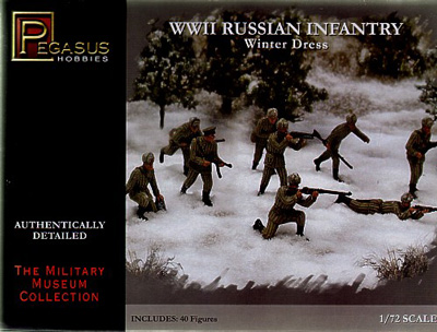 Russian Infantry - winter dress WW2 - Click Image to Close