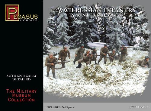 Russian Infantry - winter dress WW2 - set 2 - Click Image to Close