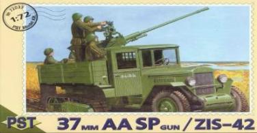 37mm AA SP gun / ZIS-42 Half-truck - Click Image to Close