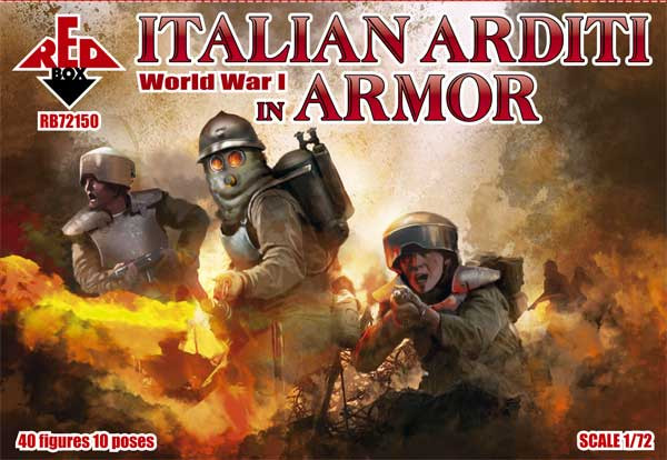 WW1 Italian Arditi in armor - Click Image to Close