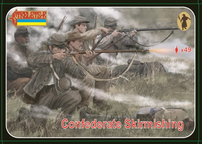 ACW Confederates Skirmishing