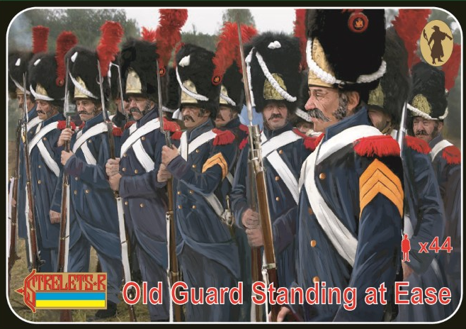 Napoleonic Old Guard Standing at Ease - Click Image to Close
