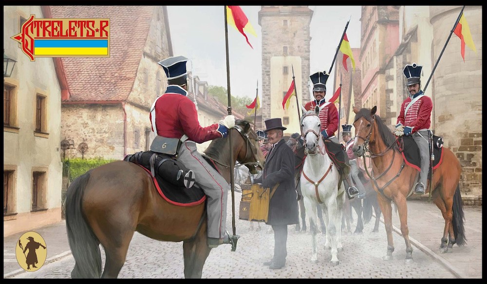 Napoleonic Prussian the 7th Uhlans - Click Image to Close