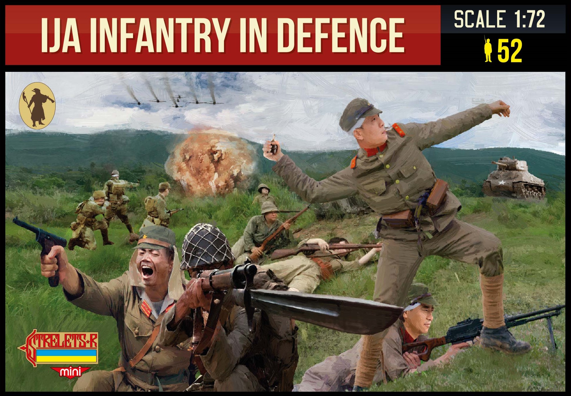WWII Imperial Japanese Army Infantry in Defence - Click Image to Close