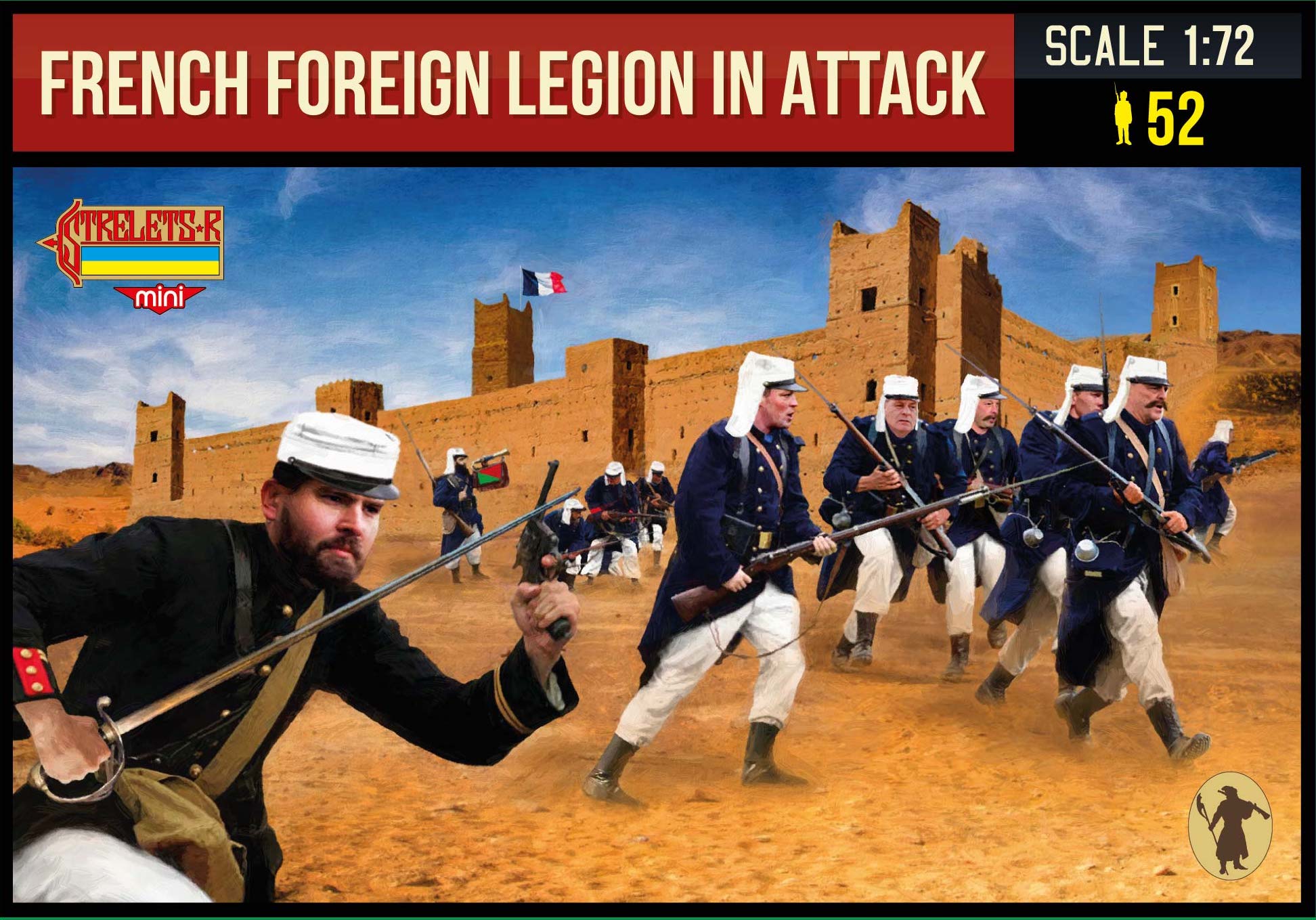 Rif War French Foreign Legion in Attack - Click Image to Close