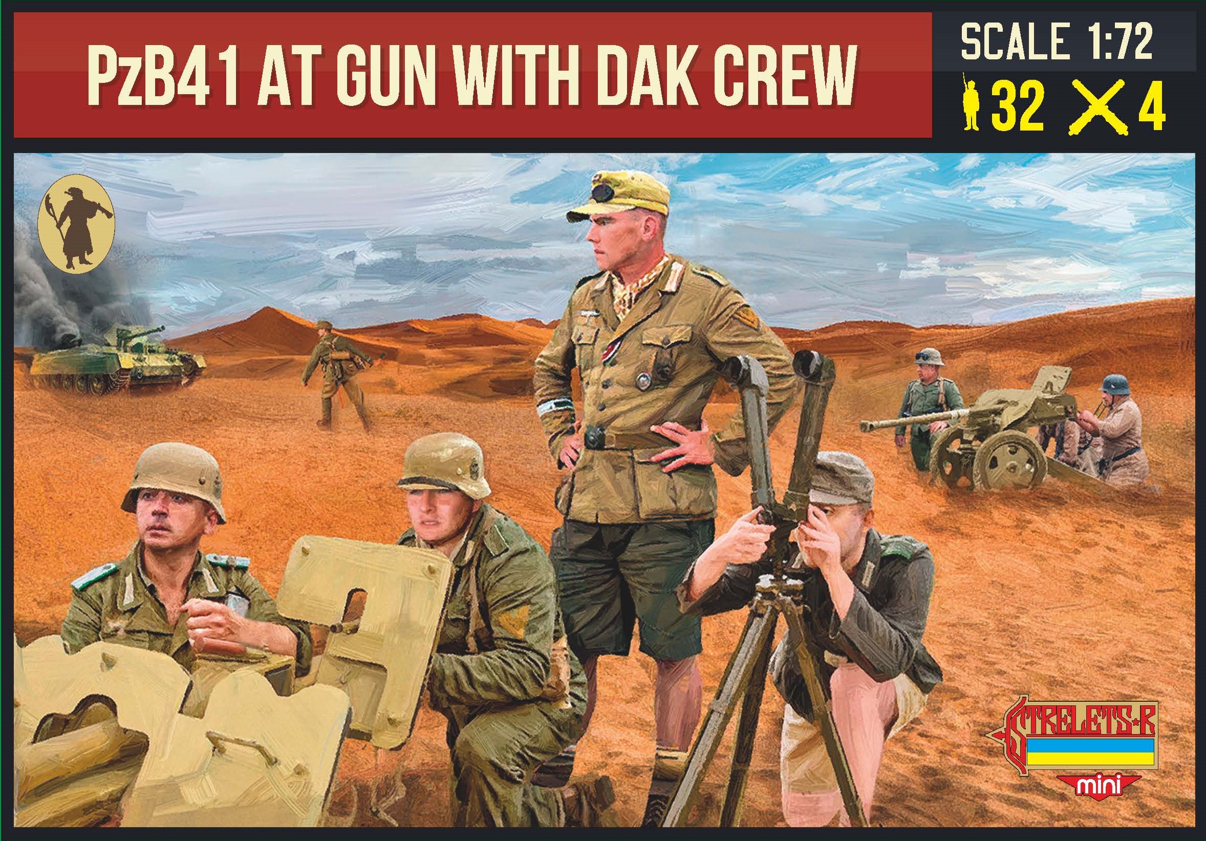 WW2 Pz.B.41 with DAK crew