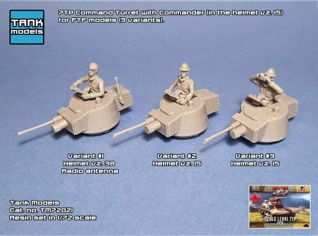 7TP Command Turret with Commander (FTF) - Click Image to Close