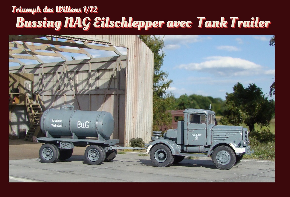 Bussing NAG Eilschlepper & Tank Trailer