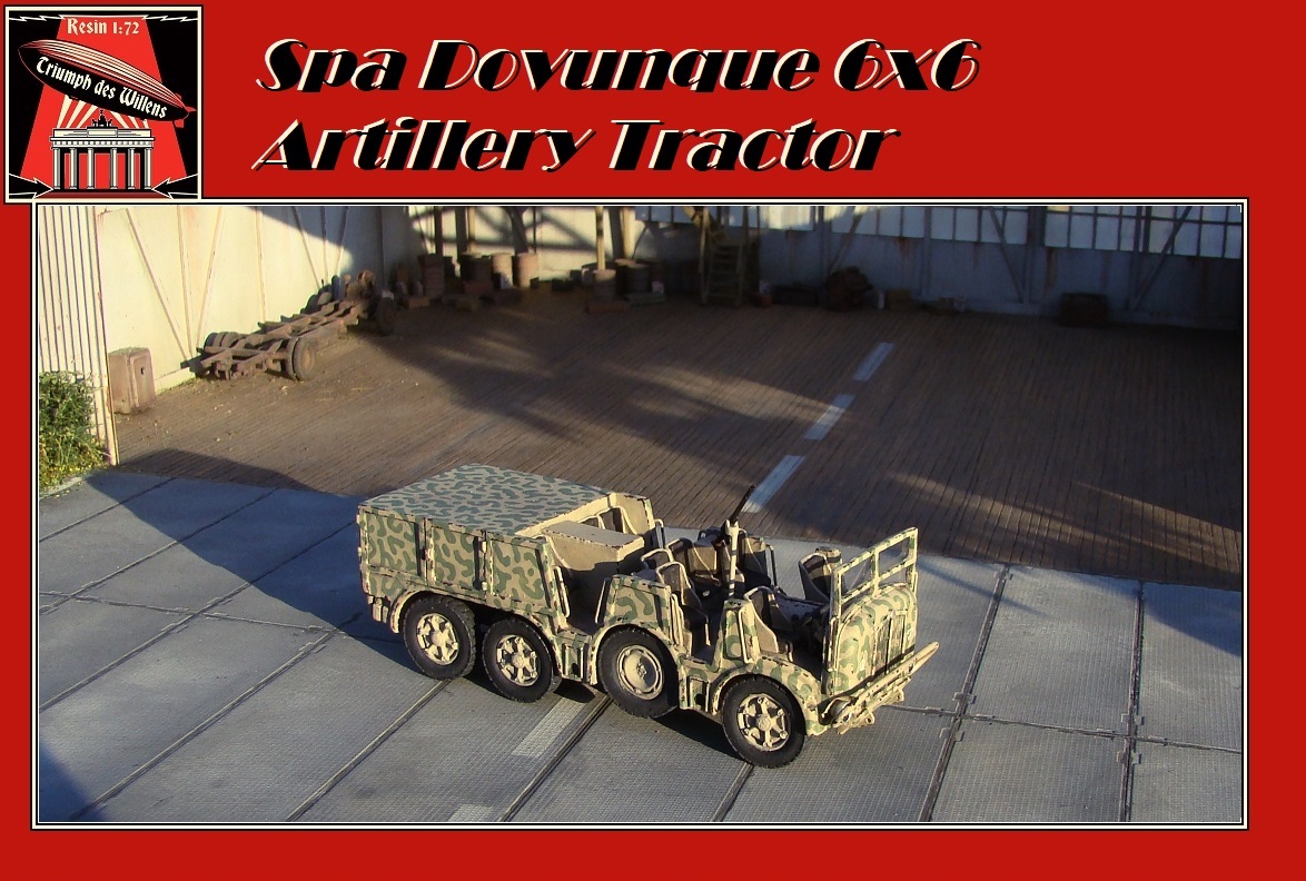 Spa Dovunque 6x6 Artillery Tractor