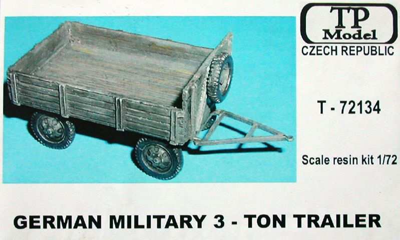 German military 3-ton trailer - Click Image to Close