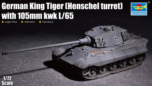 Sd.Kfz.182 King Tiger (Henschel Turret) 10,5cm kwk L/65