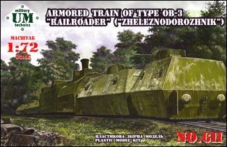 Armored train OB-3 "Railroader" No.2 of the 23rd Battalion