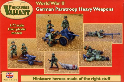 German Paratroopers with heavy weapons - Click Image to Close